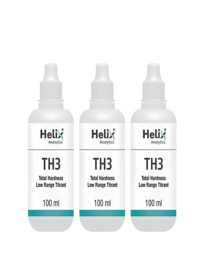 هيليكس مجموعة اختبار صلابة الماء الكلية Helix TH3، اختبار سريع وسهل للماء العسر والماء اليسر، عبوة إعادة تعبئة مجموعة اختبار صلابة الماء الكلية (عبوة من 3 قطع) - Image 2
